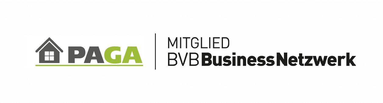 Logo zeigt die Mitgliedschaft der PAGA GmbH im BVB Business Netzwerk